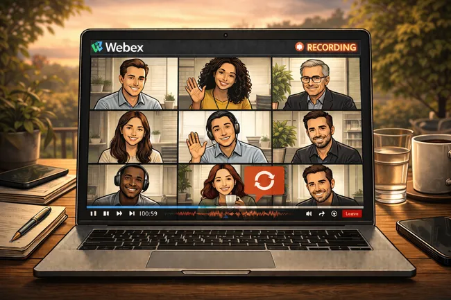 How to record a Webex meeting with a practical team process