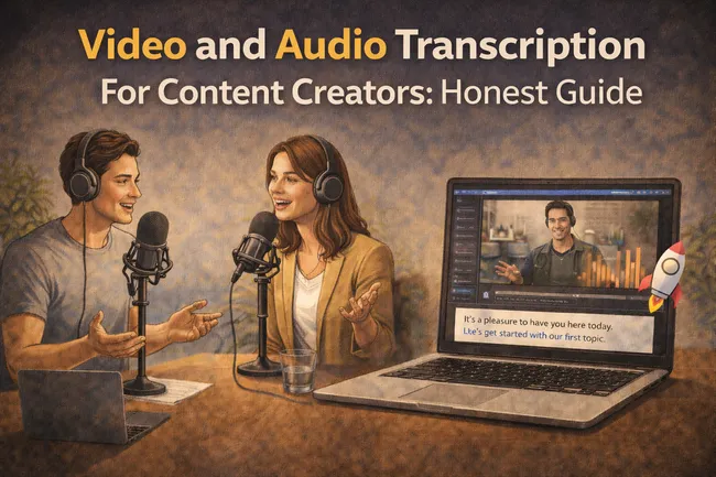 Video and audio transcription guide for content creators
